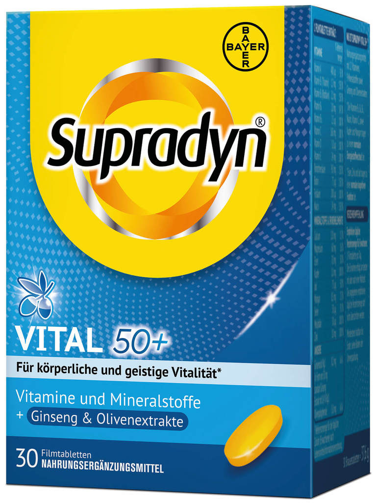 Supradyn Vital 50+, Brausetabletten