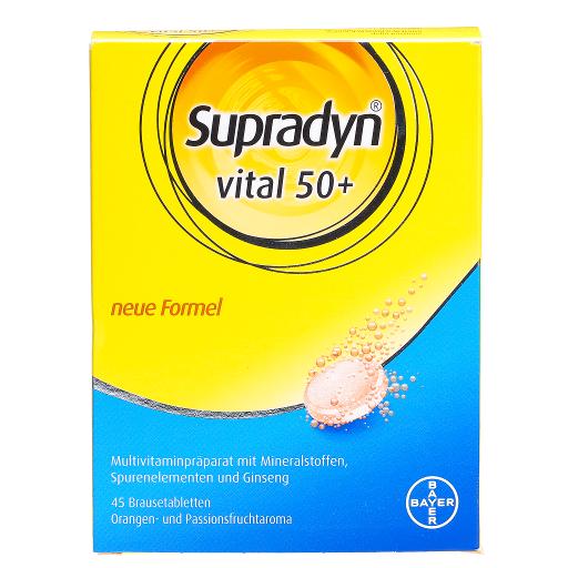 Supradyn Vital 50+, Brausetabletten