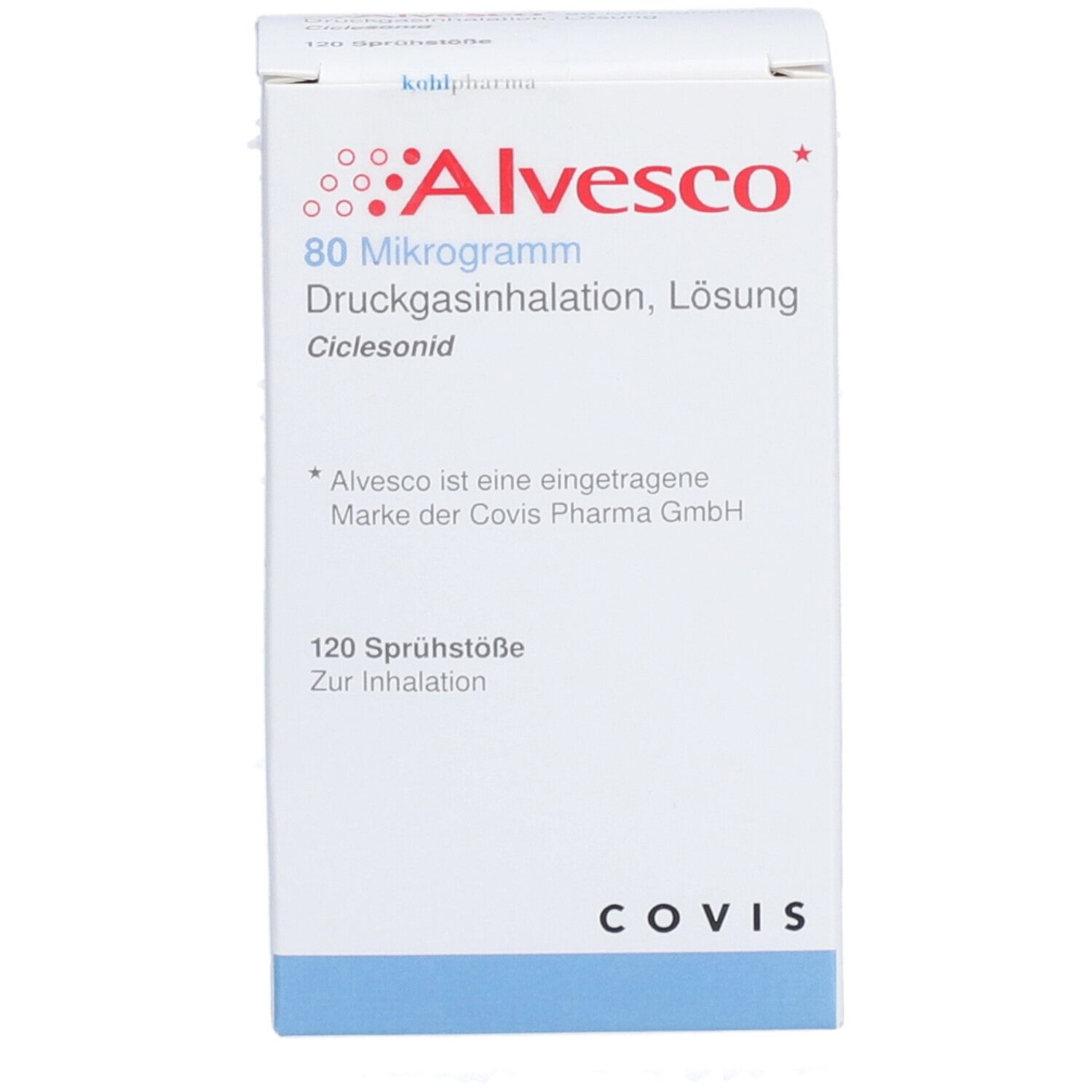 Alvesco 80 ug, Dosieraerosol