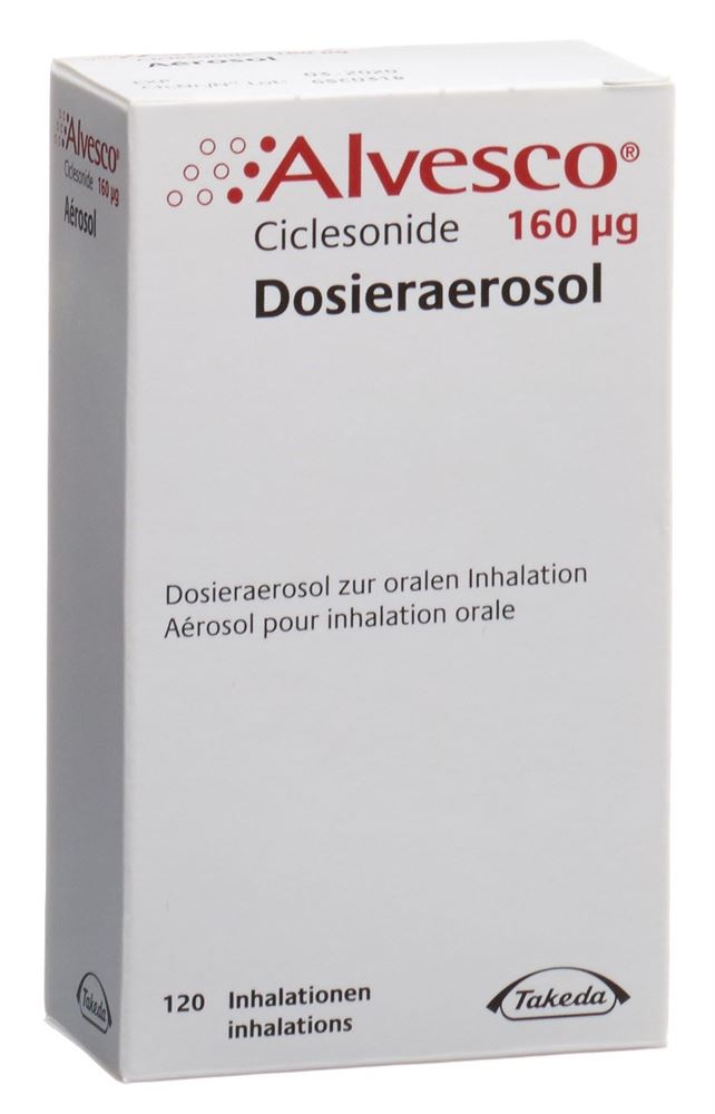 ALVESCO aéros doseur 160 mcg 120 dos