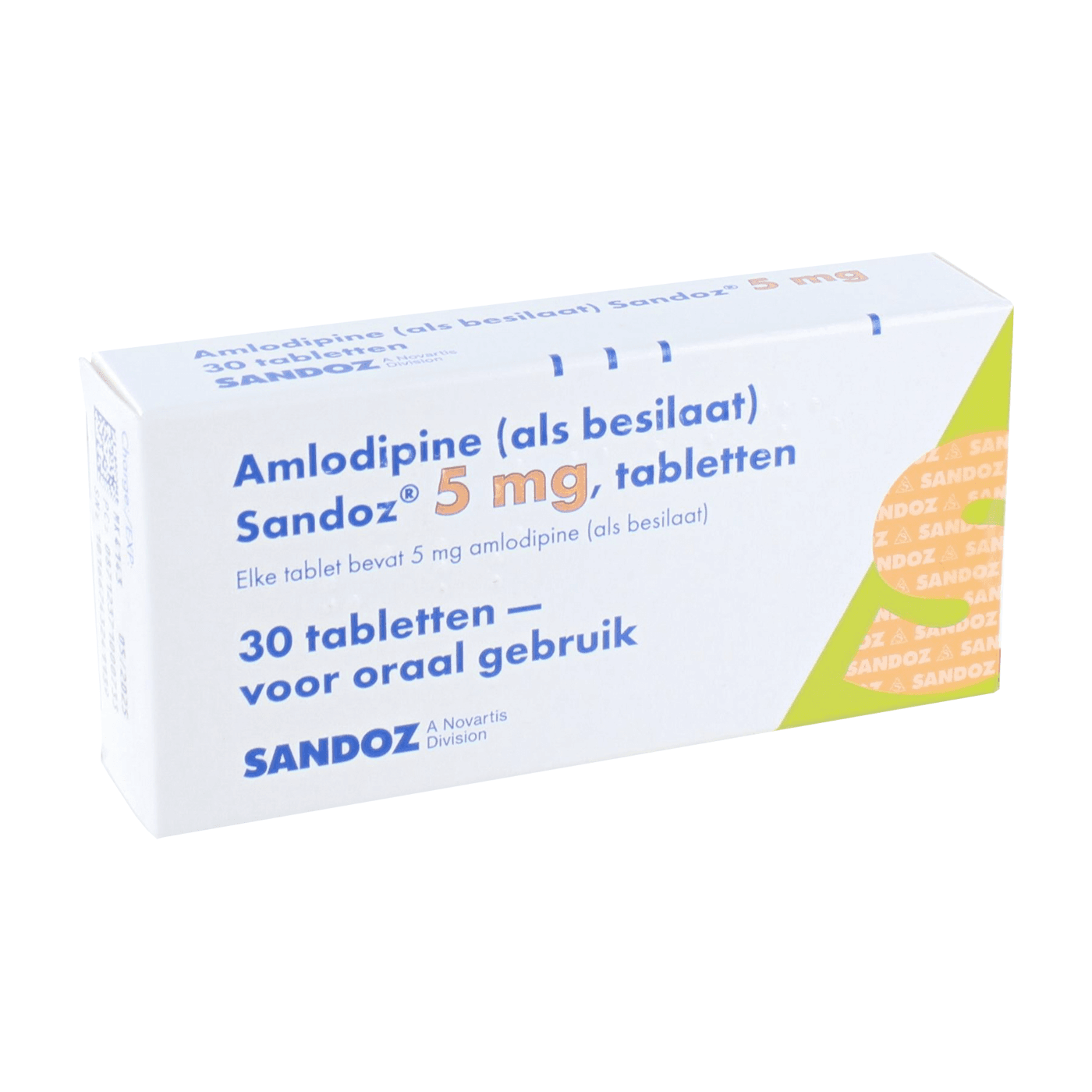 AMLODIPINE Sandoz eco cpr 5 mg 30 pce