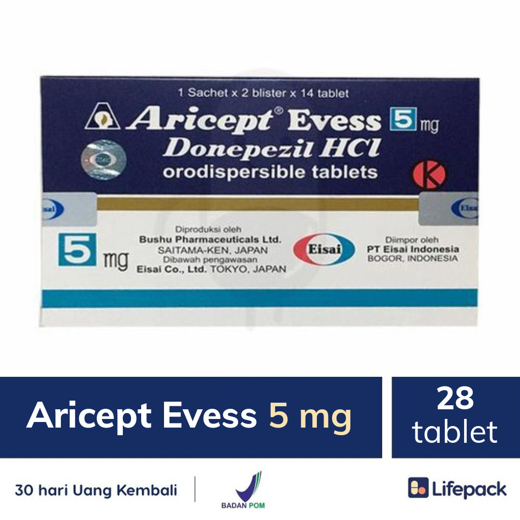 ARICEPT Evess cpr orodisp 5 mg 28 pce