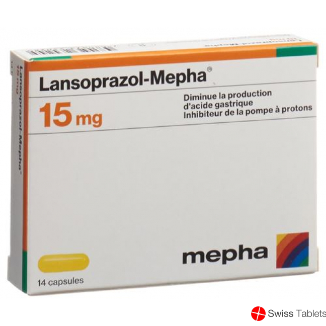 LANSOPRAZOL Mepha caps 15 mg 112 pce