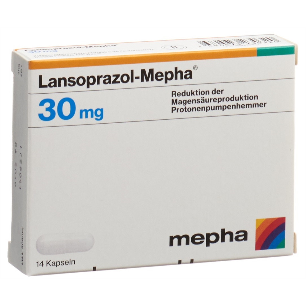 LANSOPRAZOL Mepha caps 30 mg 56 pce