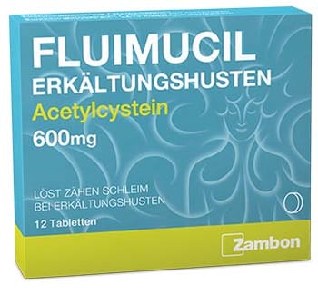 Fluimucil 600 tosse grassa, compresse effervescenti