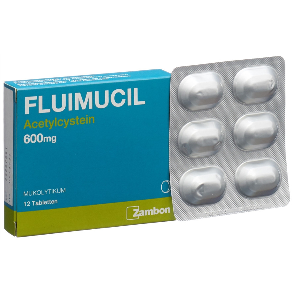 Fluimucil 600 tosse grassa, compresse effervescenti