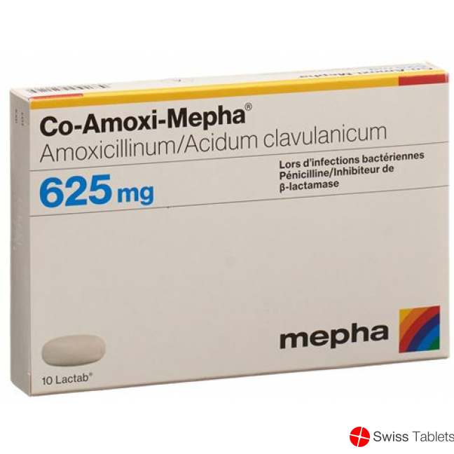 Co-Amoxi-Mepha 625 Dispersible, dispergierbare Tabletten