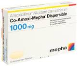 Co-Amoxi-Mepha 1000 Dispersible, dispergierbare Tabletten