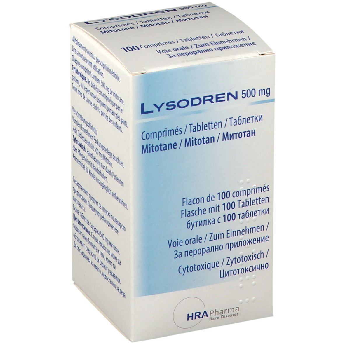 Lysodren, Tabletten