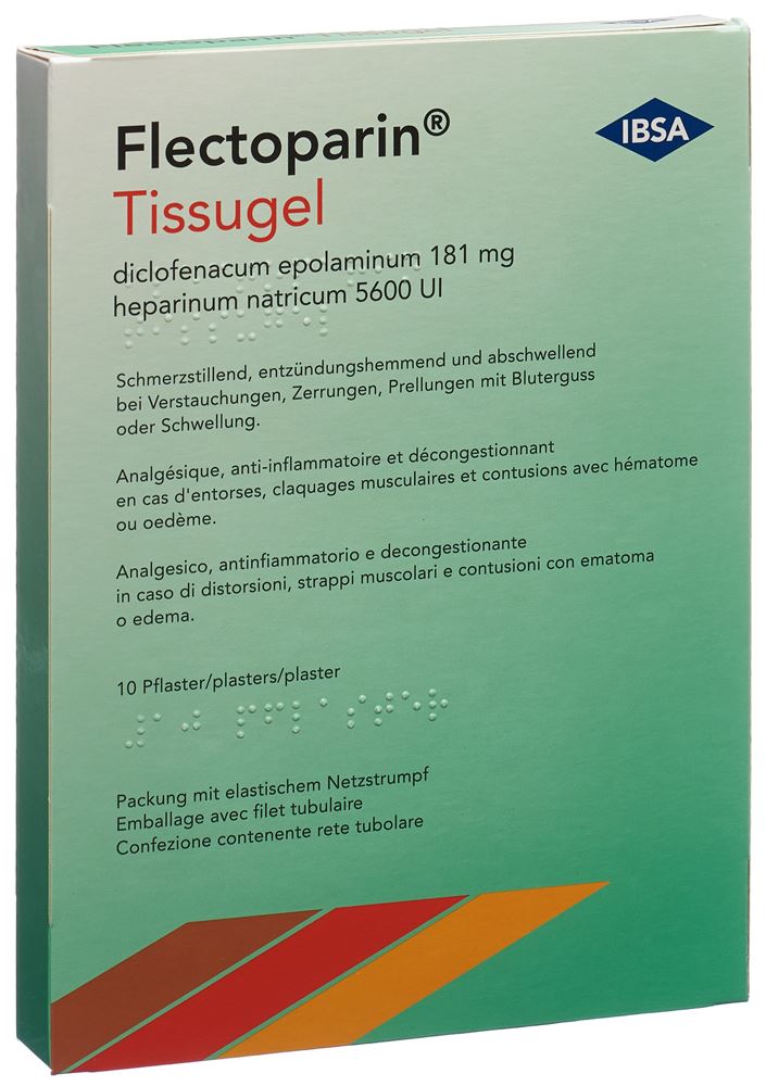 FLECTOPARIN Tissugel empl 10 pce