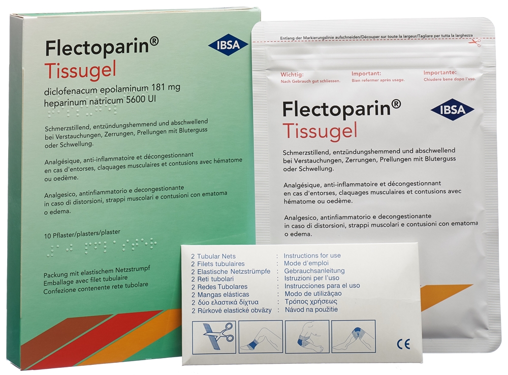 FLECTOPARIN Tissugel empl 10 pce