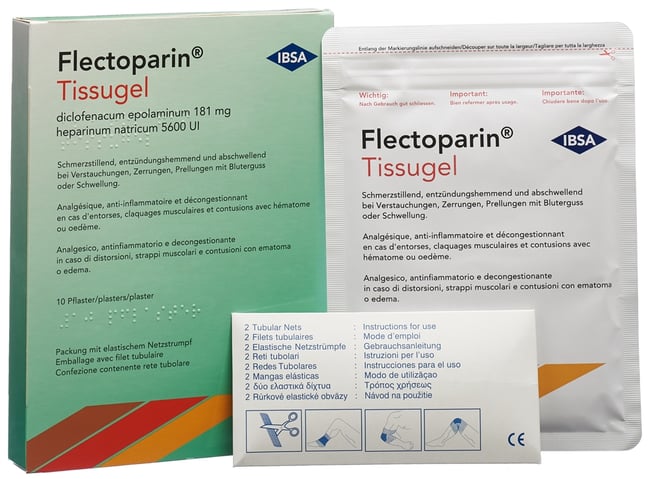 Flectoparin Tissugel, cerotto medicato