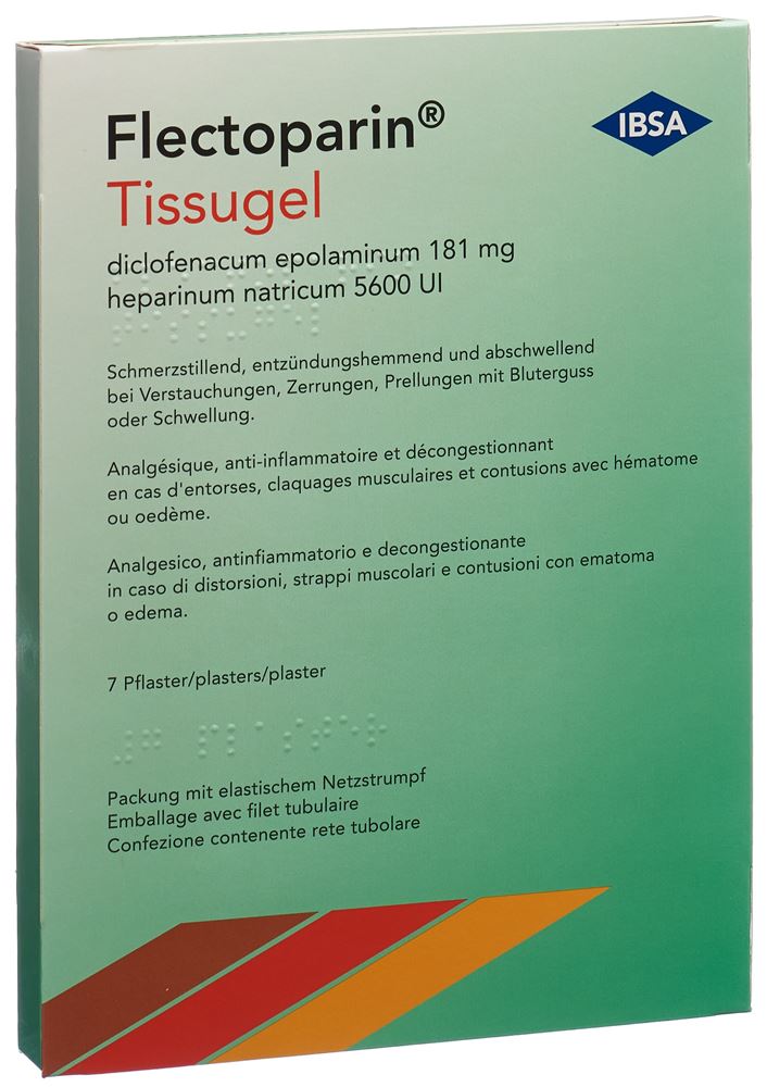 FLECTOPARIN Tissugel empl 7 pce