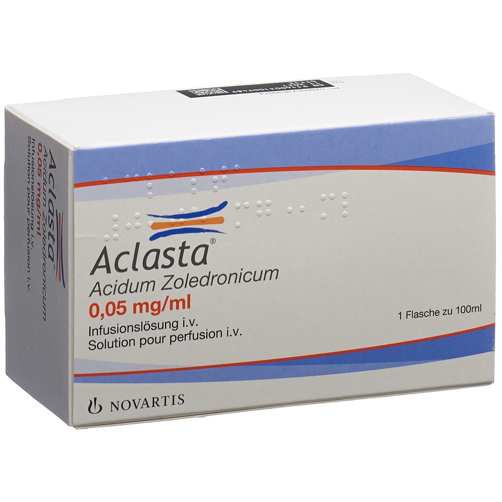 ACLASTA sol perf 5 mg/100ml amp 100 ml
