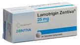 Lamotrigin Zentiva 25 mg, Tabletten