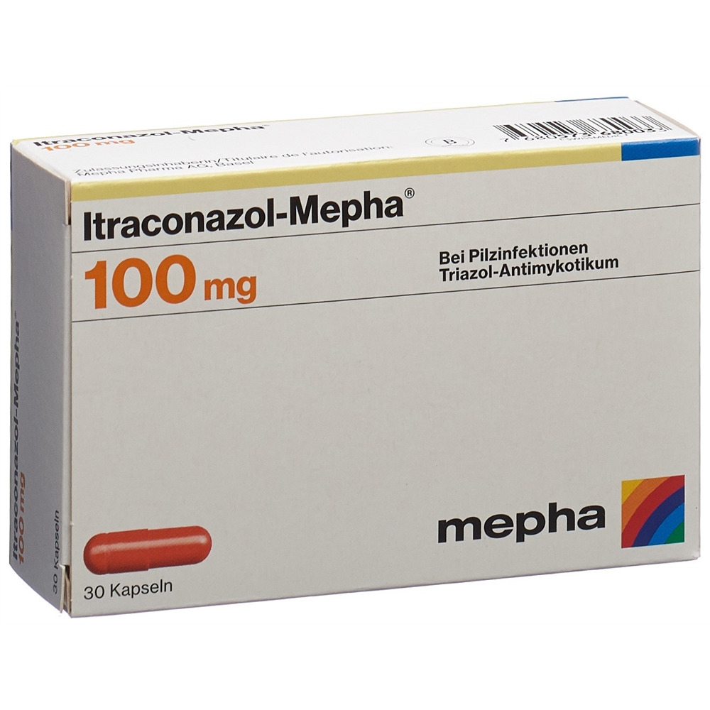 ITRACONAZOL Mepha caps 100 mg 30 pce