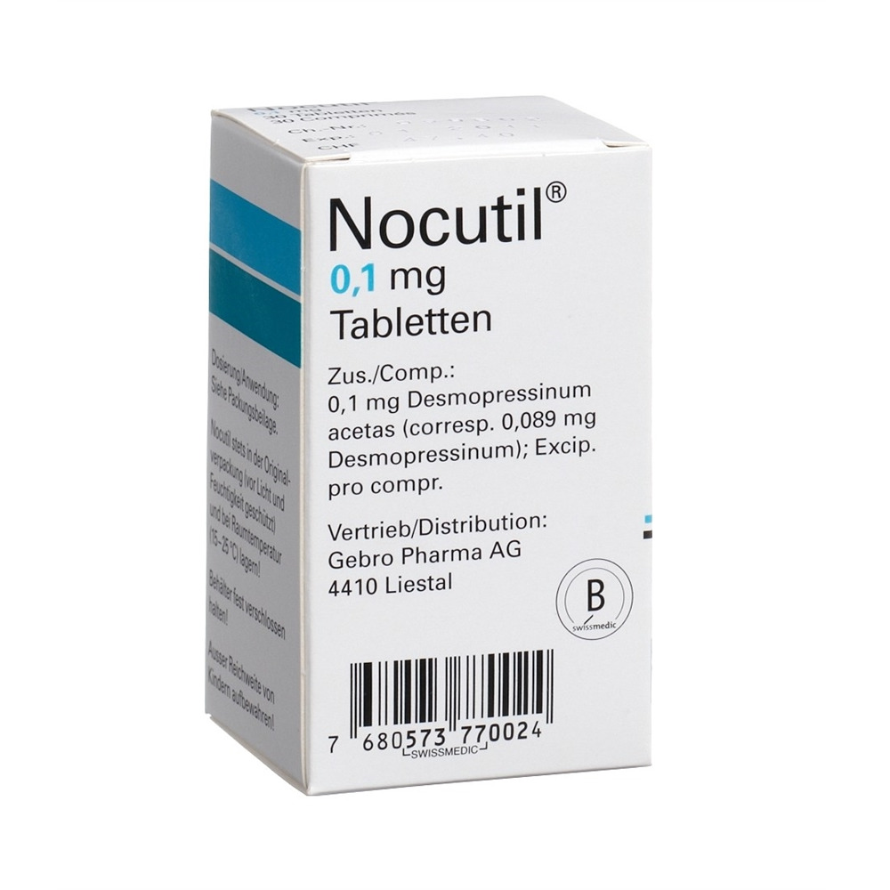 NOCUTIL cpr 0.1 mg bte 30 pce