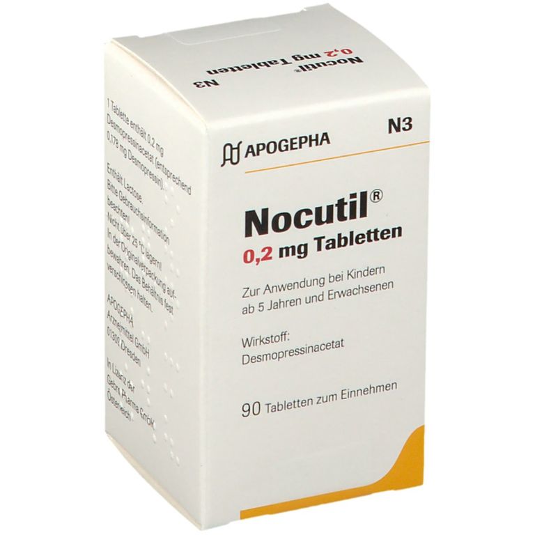 NOCUTIL cpr 0.2 mg bte 90 pce