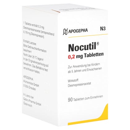 NOCUTIL cpr 0.2 mg bte 90 pce