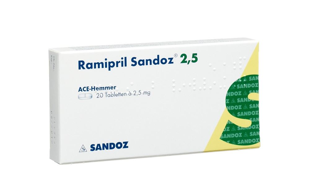 RAMIPRIL Sandoz cpr 2.5 mg 20 pce