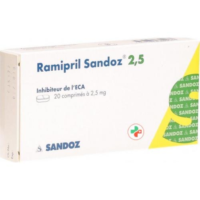 RAMIPRIL Sandoz cpr 2.5 mg 20 pce