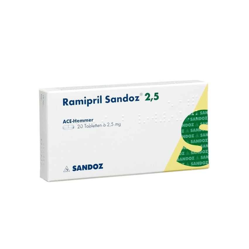 RAMIPRIL Sandoz cpr 2.5 mg 20 pce