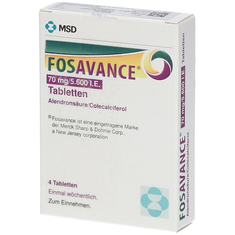 Fosavance 70/5600, Wochentabletten