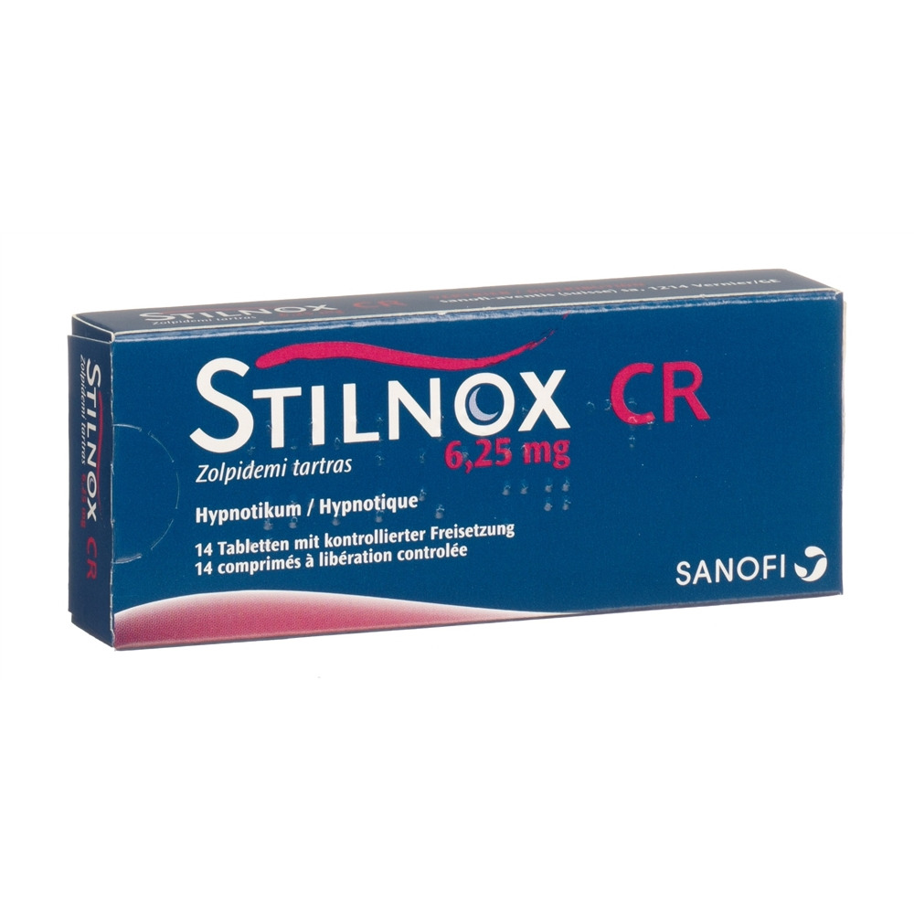 Stilnox CR 6.25 mg, comprimés à libération contrôlée
