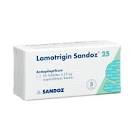 LAMOTRIGINE Sandoz cpr disp 25 mg 56 pce
