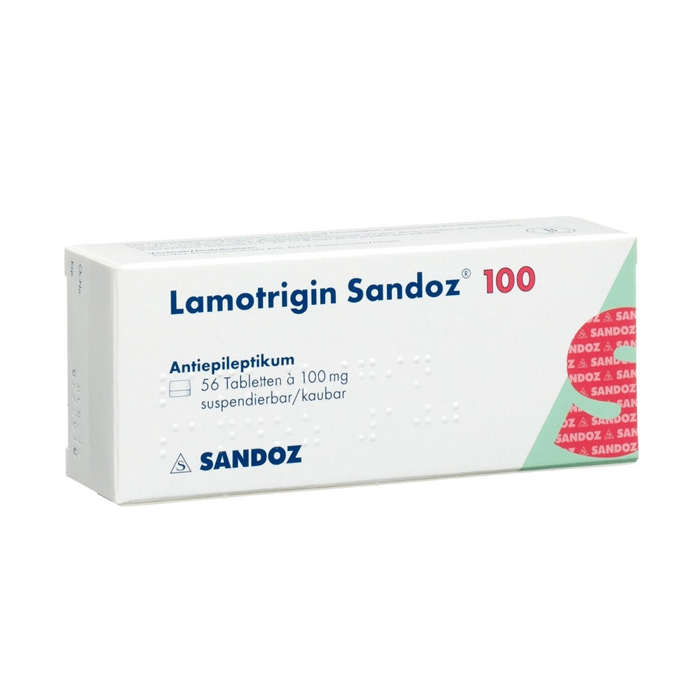 LAMOTRIGINE Sandoz cpr disp 100 mg 56 pce
