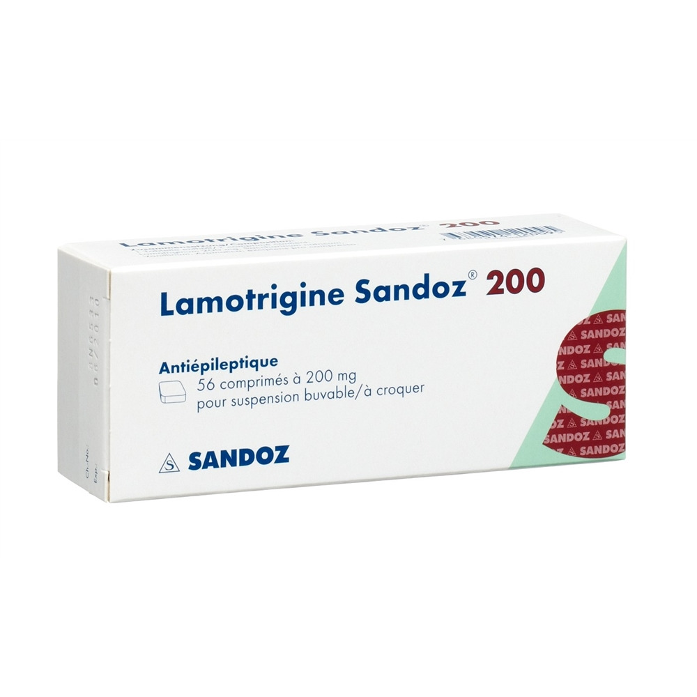 LAMOTRIGINE Sandoz cpr disp 200 mg 56 pce