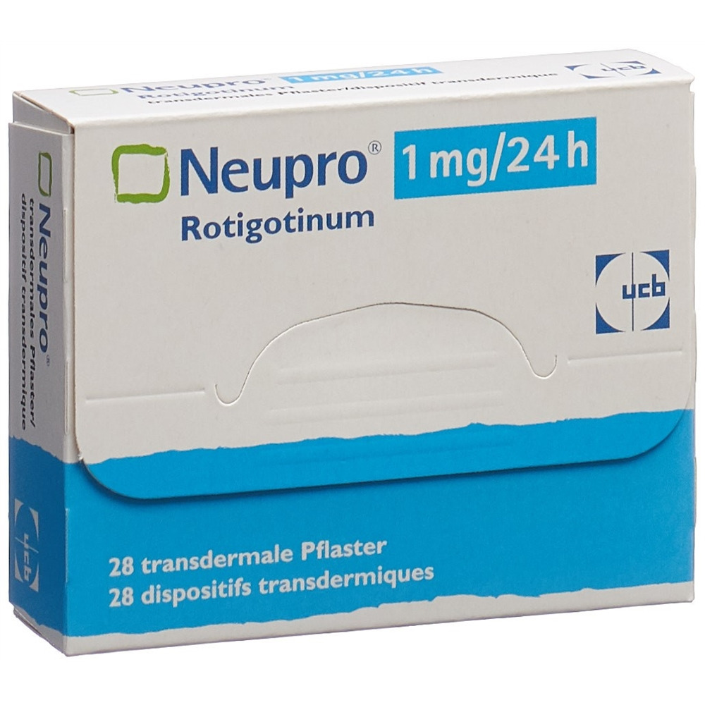 NEUPRO patch mat 1 mg/24h sach 28 pce