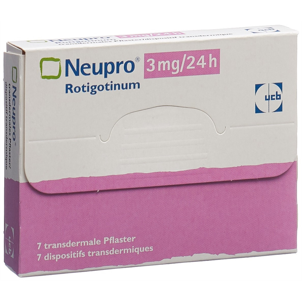 NEUPRO patch mat 3 mg/24h sach 7 pce