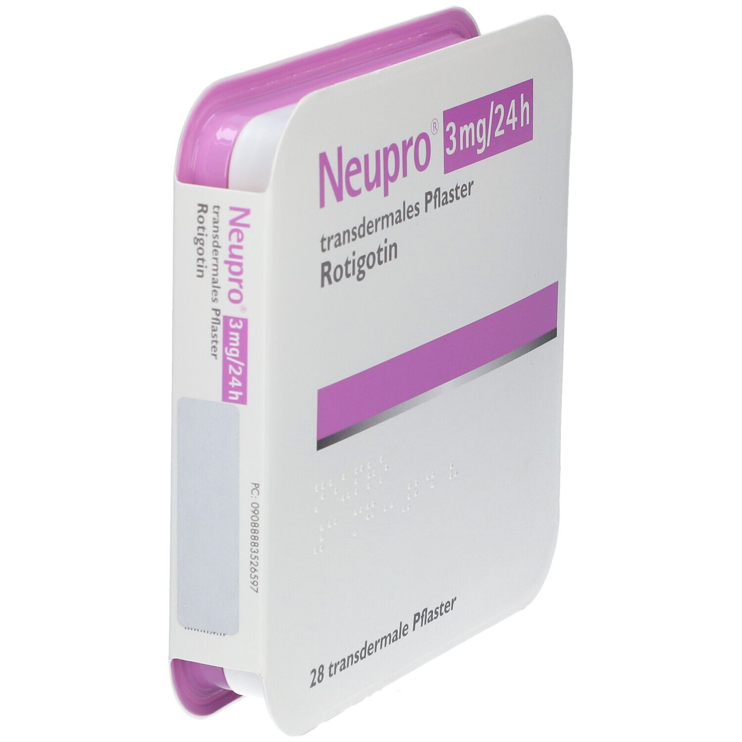 Neupro 3 mg/24h, dispositif transdermique