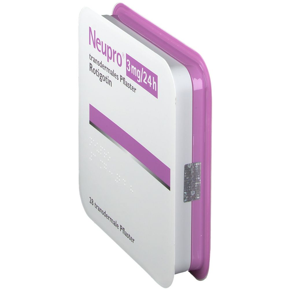 Neupro 3 mg/24h, dispositif transdermique