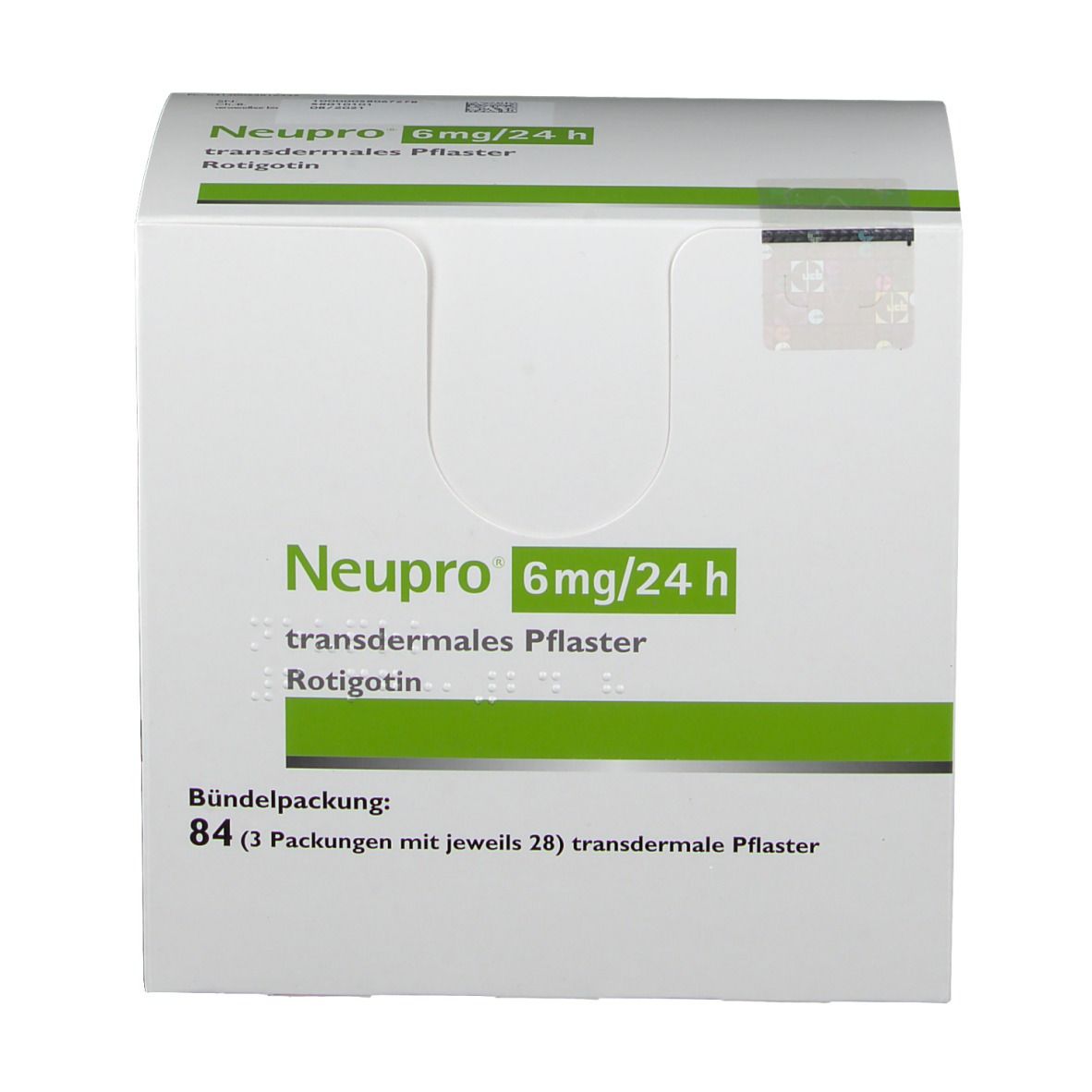 Neupro 6 mg/24h, dispositif transdermique