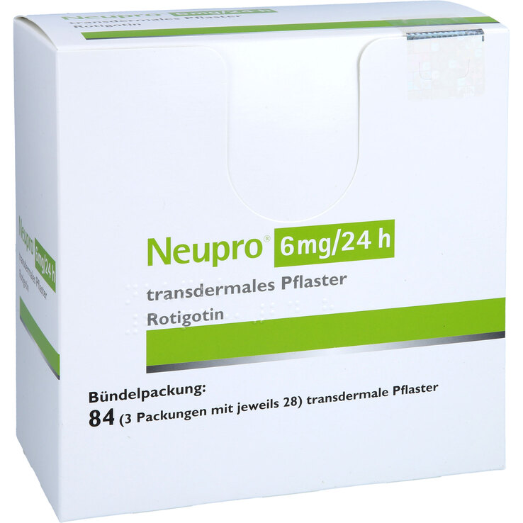 Neupro 6 mg/24h, dispositif transdermique