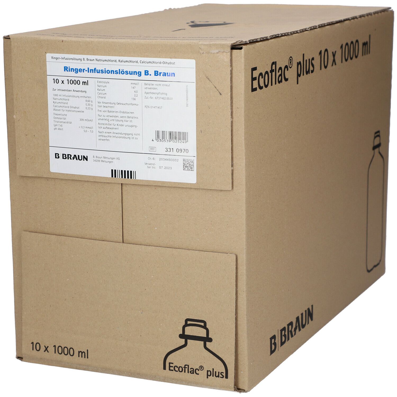 Ringerfundin B. Braun, Infusionslösung