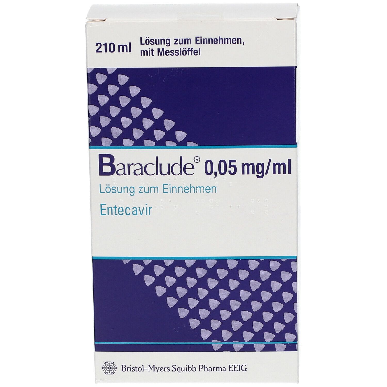 Baraclude 0.05 mg/mL, Lösung zum Einnehmen