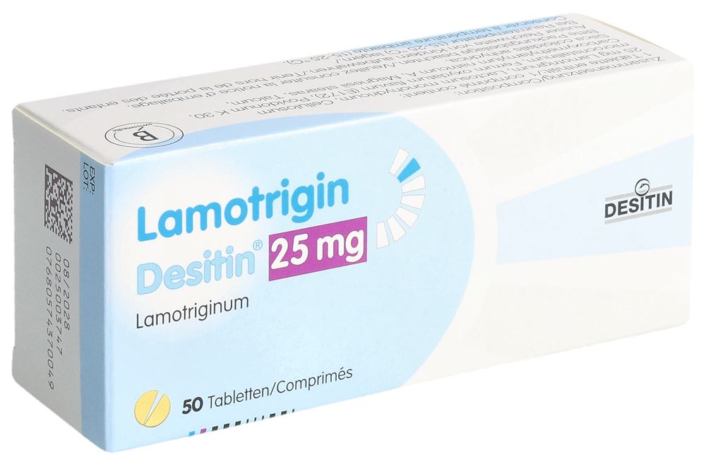LAMOTRIGIN Desitin cpr 25 mg 50 pce