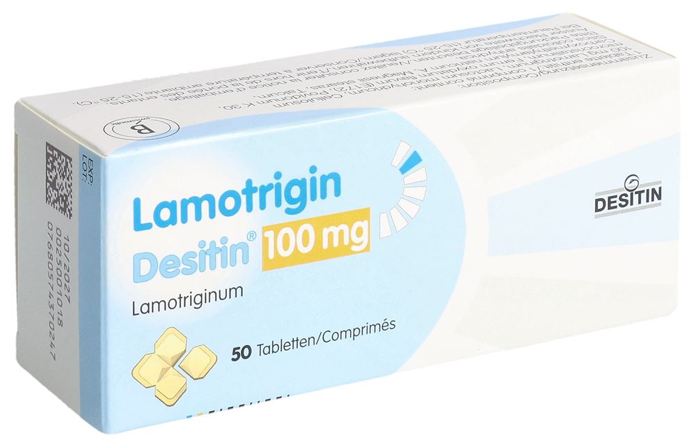 LAMOTRIGIN Desitin cpr 100 mg 50 pce