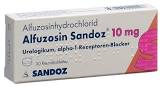 ALFUZOSINE Sandoz cpr ret 10 mg 30 pce