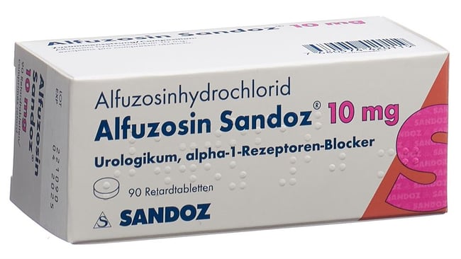 ALFUZOSINE Sandoz cpr ret 10 mg 30 pce