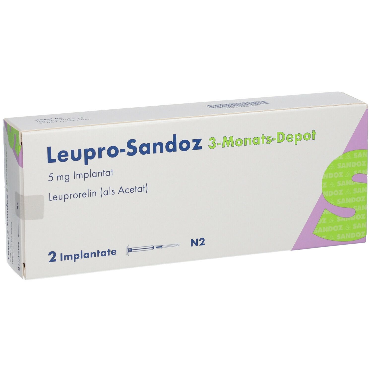 Leuprorelin Sandoz 1 Monat, Fertigspritze mit Implantat