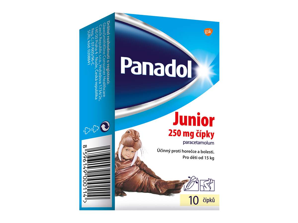 Panadol Junior 250 mg, Suppositorien
