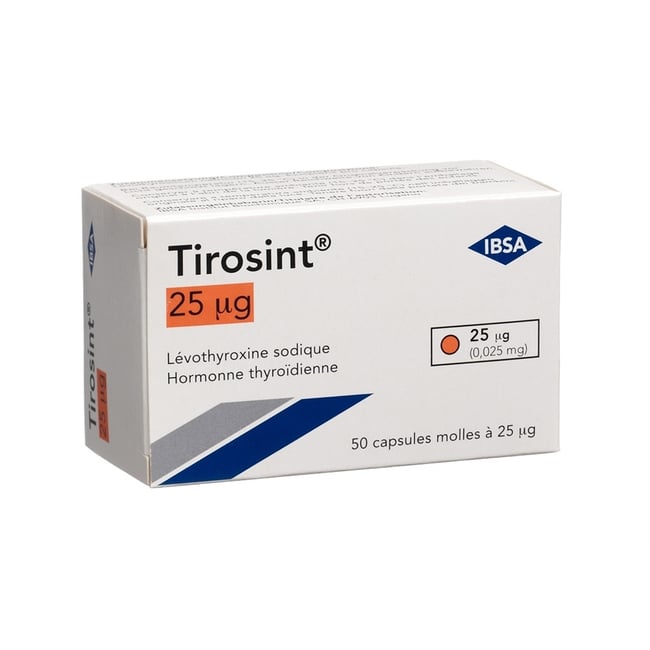 TIROSINT caps moll 25 mcg 50 pce