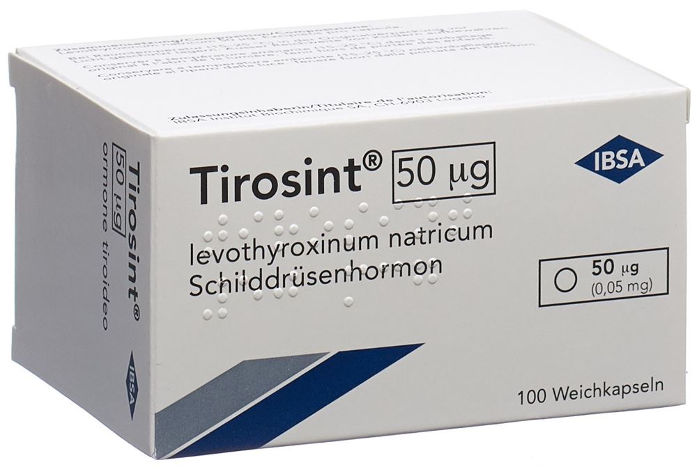 TIROSINT caps moll 50 mcg 100 pce