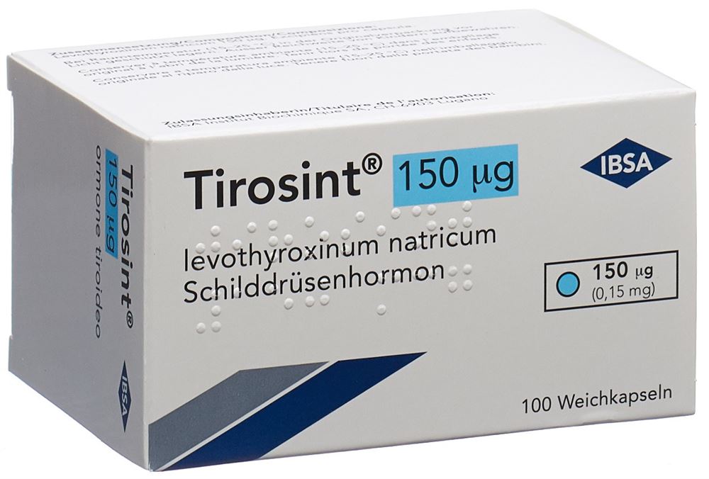 TIROSINT caps moll 150 mcg 100 pce