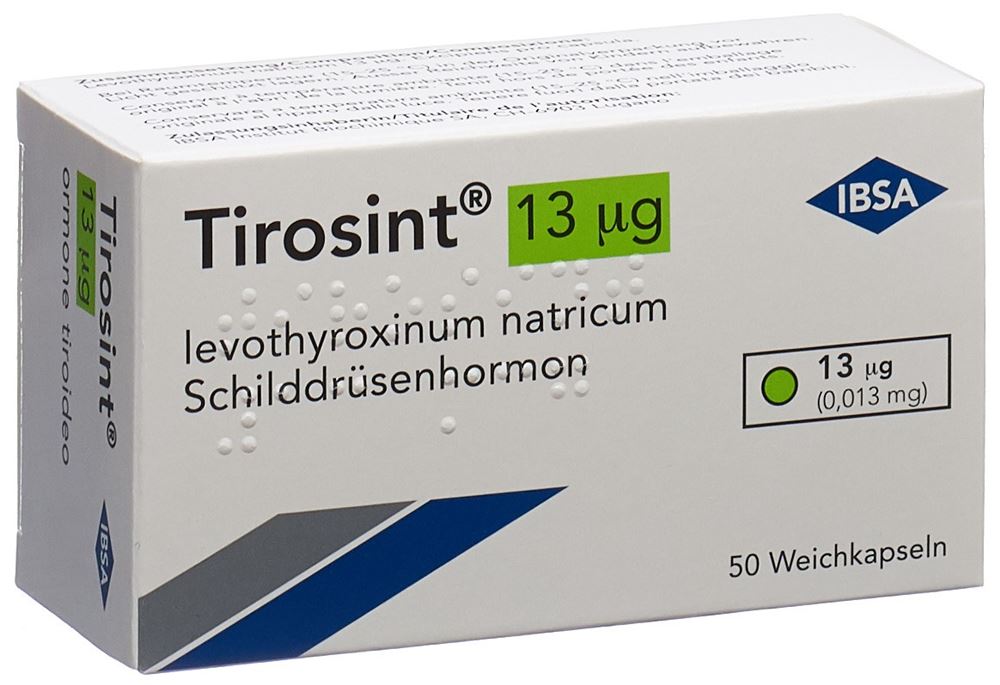 TIROSINT caps moll 13 mcg 50 pce