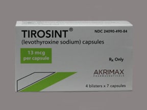 Tirosint 13 ug, capsula molle